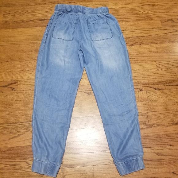 High waisted jeans joggers pants - Picture 3 of 4